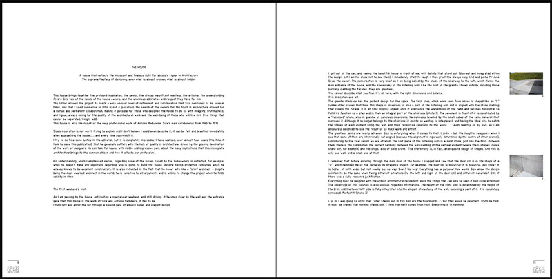 Álvaro Siza + António Madureira (casa na Maia) - 65.00€, Portugal 58.50€ (10% desc.) - XL 30cm x 30cm